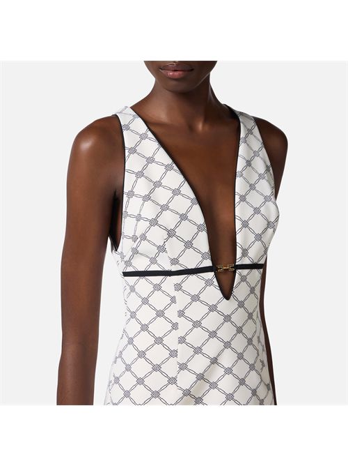 dress woman white ELISABETTA FRANCHI | ABS2251E2/E84